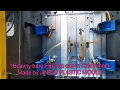 16głębokości kształt flip top cap dla laminowanej rury półgorącego biegnika