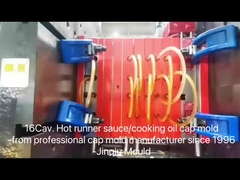 16 pustki Flip Top Cap Form PE Material Pull Ring dla butelki z sosem sojowym