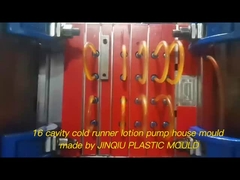 16-gniazdowa obudowa pompki do balsamu, część PP, nasadka, wtrysk na zimno